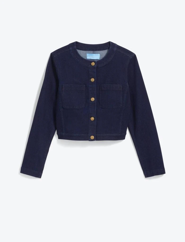 Draper James Draper James - Denim Collarless Jacket 3