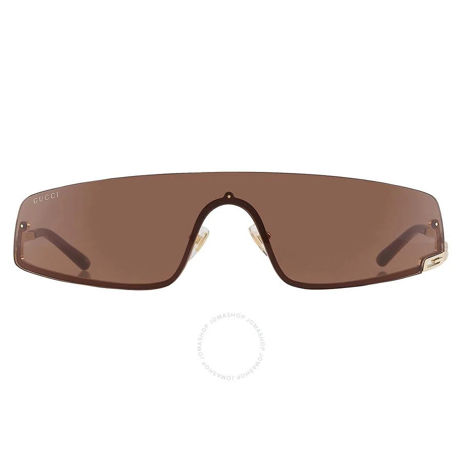 Gucci Brown Shield Unisex Sunglasses GG1561S 002 99 1