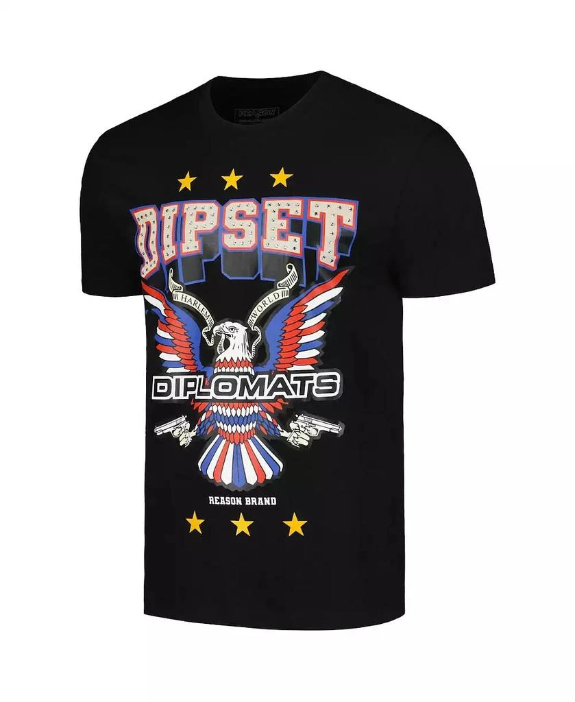 Reason Men's and Women's Black The Diplomats Members T-Shirt 3