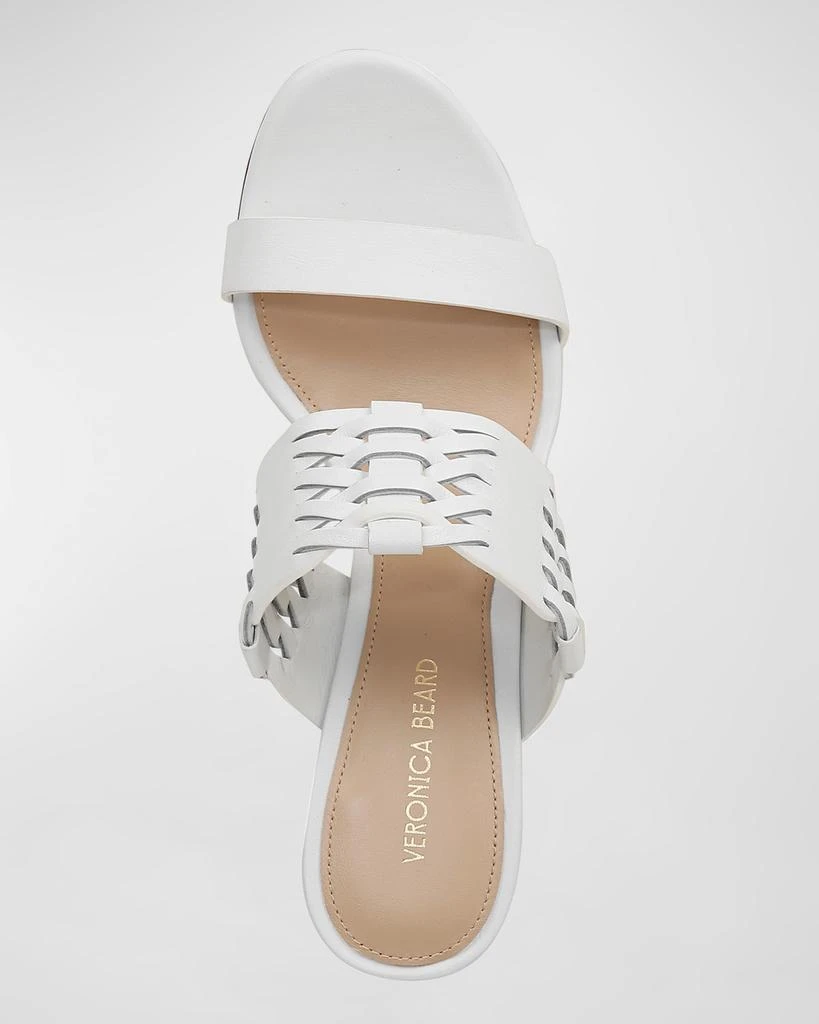 VERONICA BEARD Georgie Woven Dual-Band Slide Sandals 4