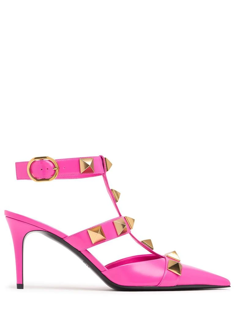 Valentino 80mm Roman Studs Leather Sandals 1