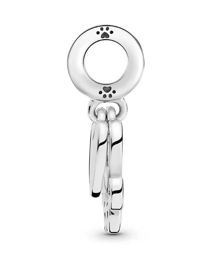 PANDORA Sterling Silver Hearts Paw Print Dangle Charm 3