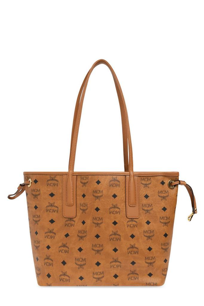MCM MCM Allover Logo Printed Shopper Bag