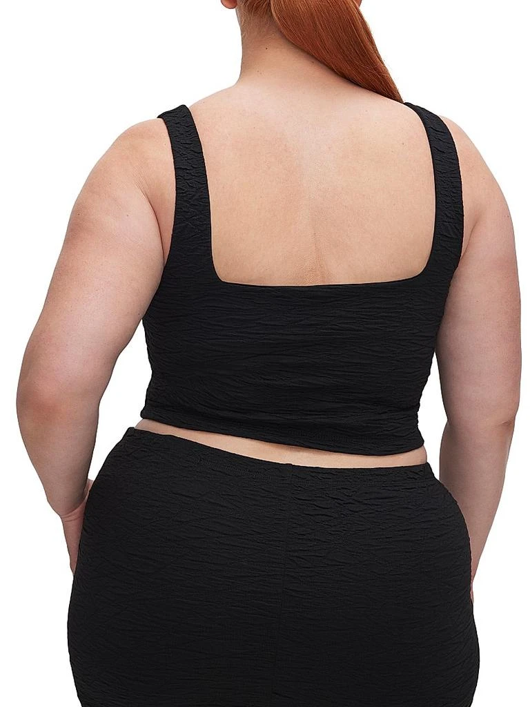 Good American Wide Scrunchie Crop Top 5