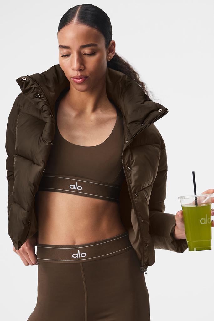 Alo Gold Rush Puffer - Espresso - Coats - Free Shipping - BeyondStyle