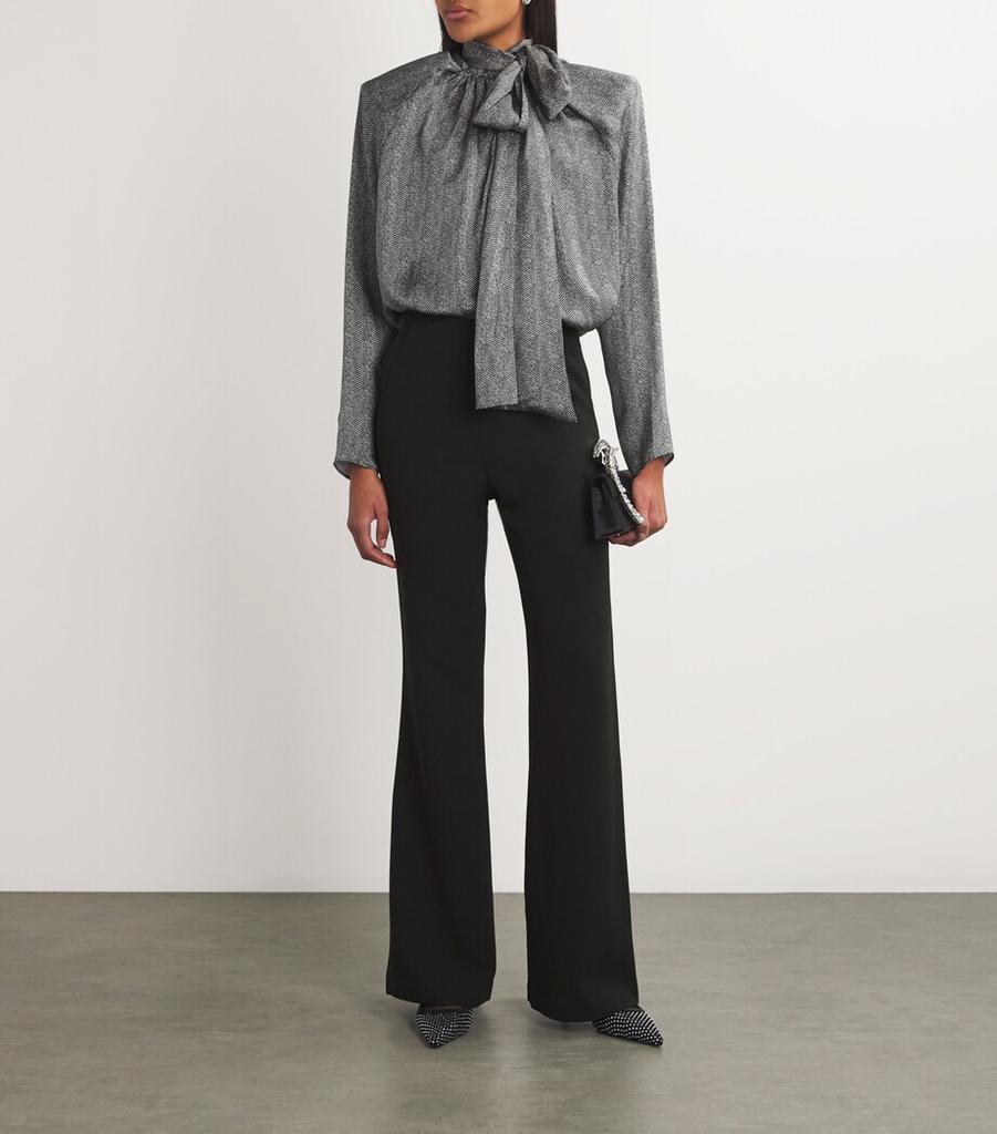 ROLAND MOURET Cady Fit-And-Flare Trousers