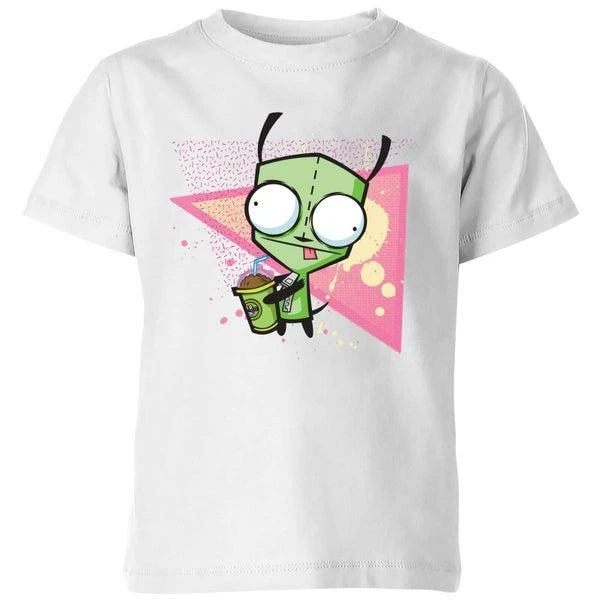 Original Hero Invader Zim Gir Kids' T-Shirt - White 1