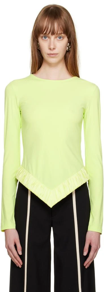 FIDAN NOVRUZOVA Yellow Nata Long Sleeve T-Shirt 1