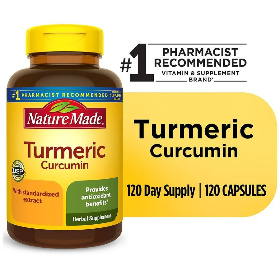 Nature Made Turmeric Curcumin 500 mg Capsules 7