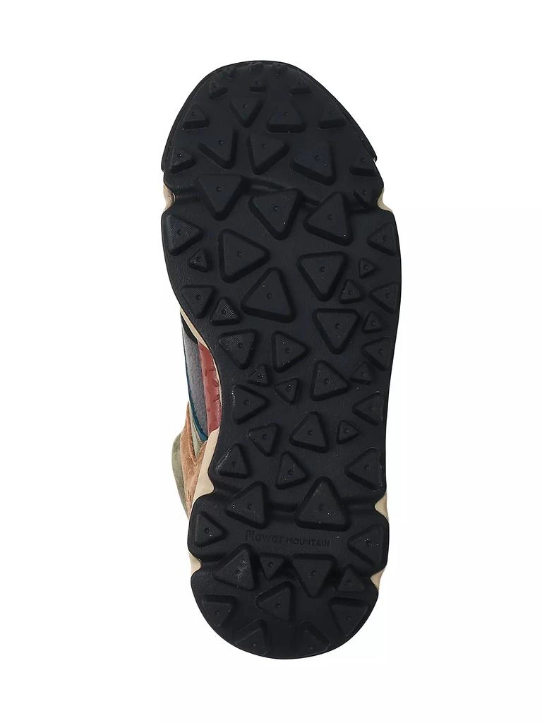 Flower Mountain Back Country Suede & Textile Mid-Top Sneakers 4