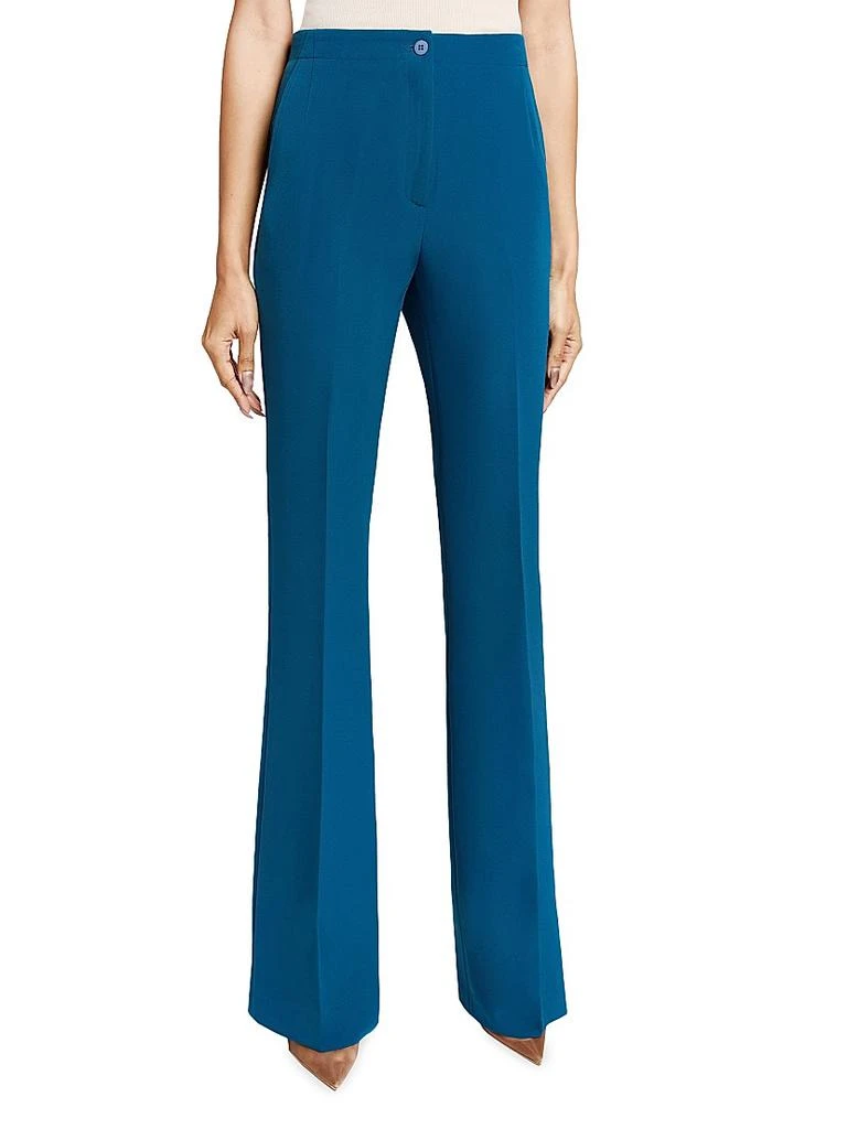 Santorelli Flared Pant In Tehno Crepe 3