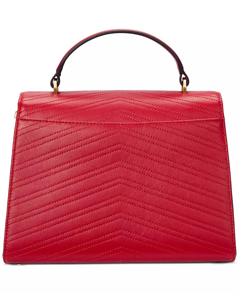 Ralph 2024 Lauren Embossed Red Crossbody Complete