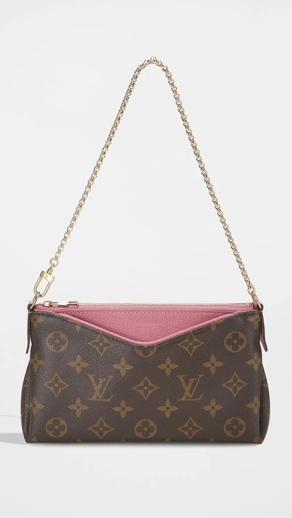 What Goes Around Comes Around Louis Vuitton Monogram Pallas Clutch 1