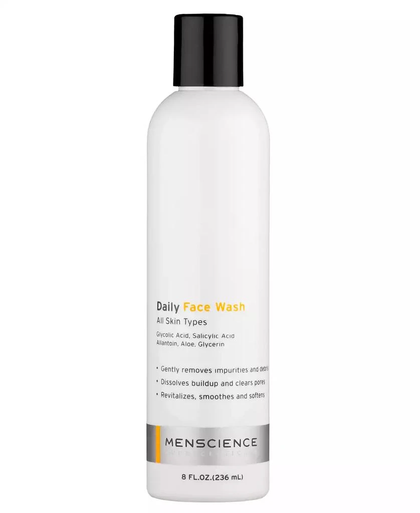 Menscience Daily Face Wash Cleanser For Men 8 FL.OZ 1