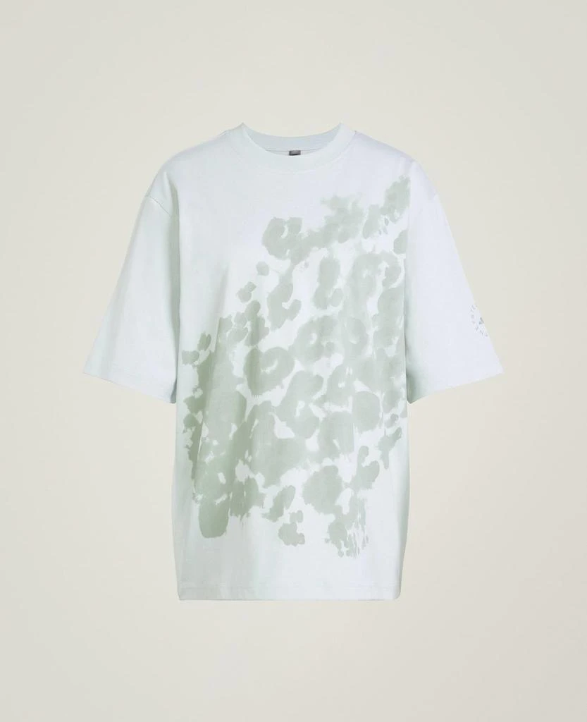 Stella McCartney Stella McCartney - Logo Oversized Leopard Print T-Shirt, , Size: M