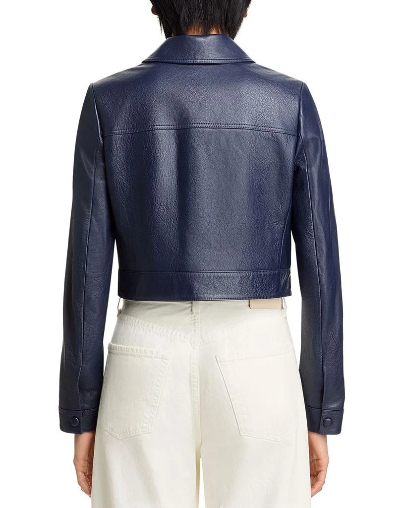 FRAME The Small Leather Slim Fit Jacket 4
