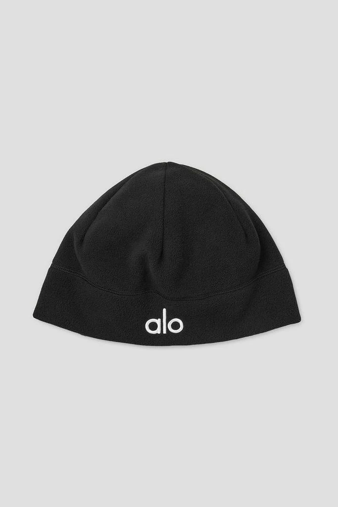 Alo Performance Fleece Beanie - Black/Black