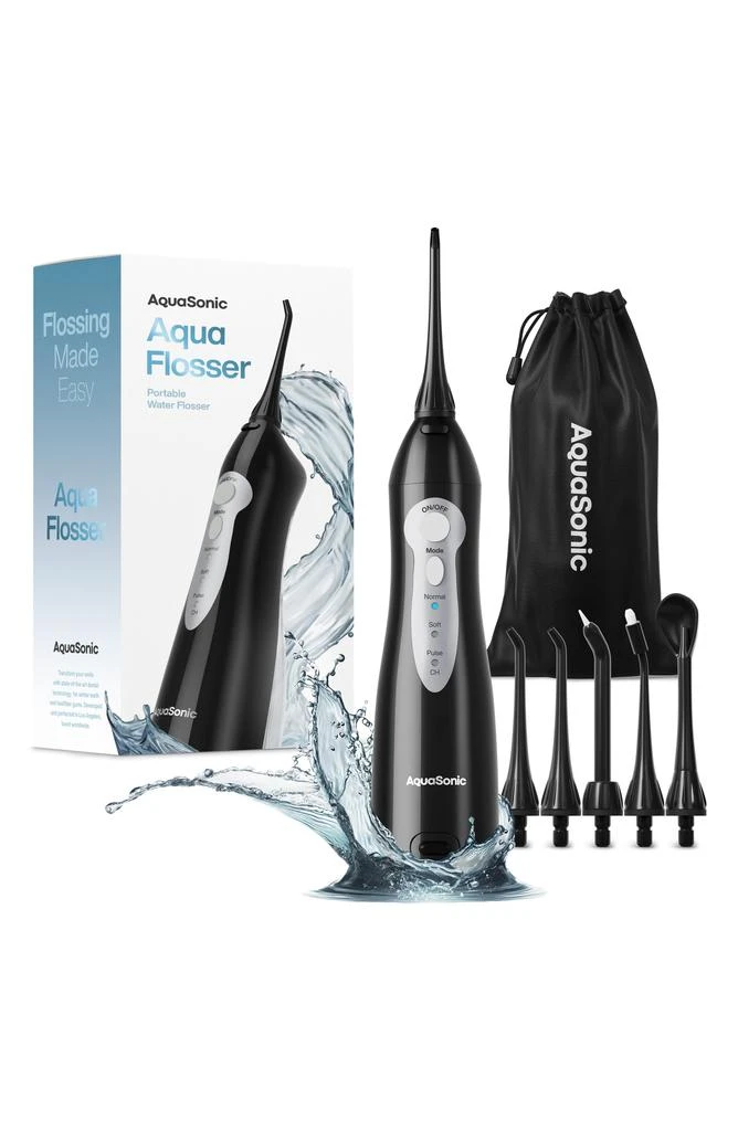 AquaSonic Aqua Flosser, Tips & Travel Pouch Set 2