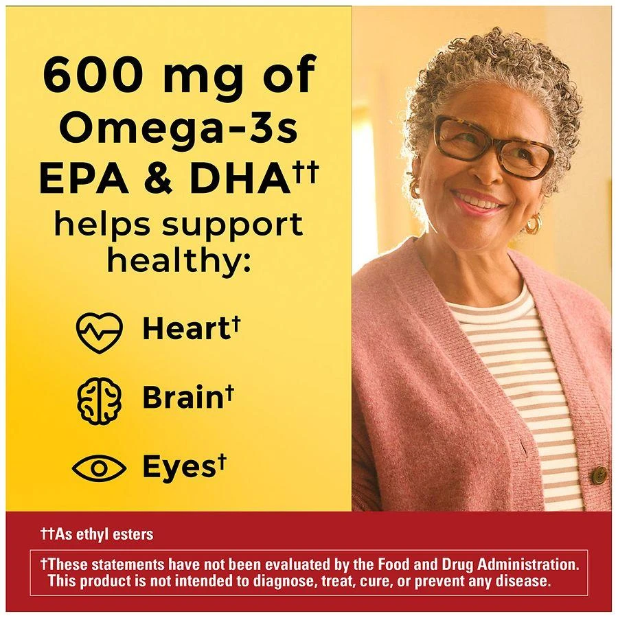 Nature Made Omega-3 Fish Oil 
Algae Oil 1200 mg Softgels 2