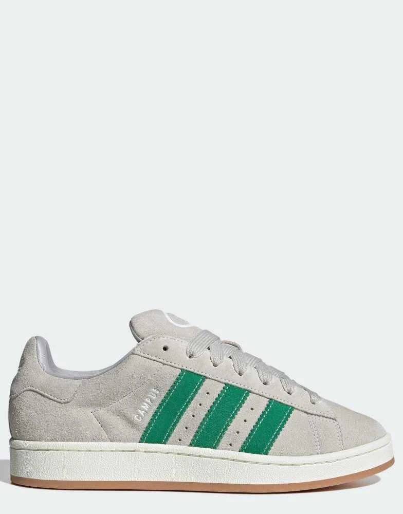 adidas gazelle silver green womens Adidas Campus 00s Green "Rope Laces" White  EV8 SoCal