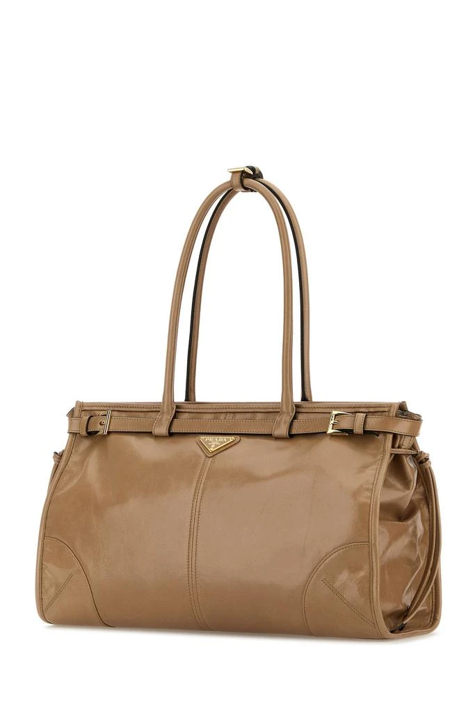 Prada Cappuccino leather shoulder bag 1