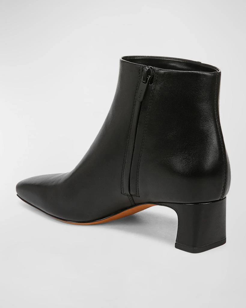 Vince Silvana Leather Zip Ankle Booties 4