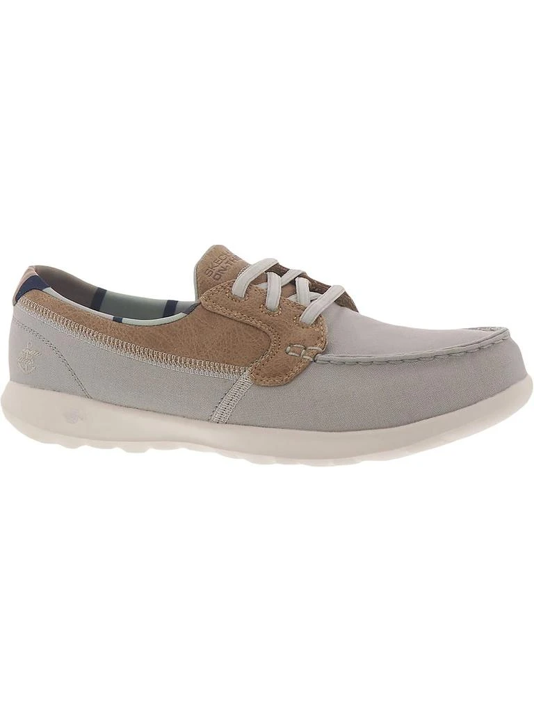 SKECHERS Playa Vista Womens Canvas Lightweight Boat Shoes 1