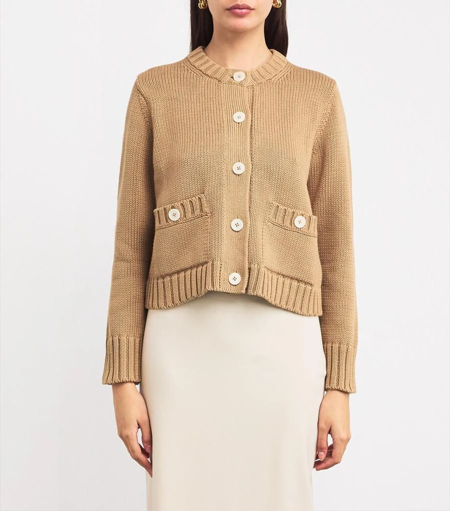 ME+EM Cotton Cropped Cardigan 3