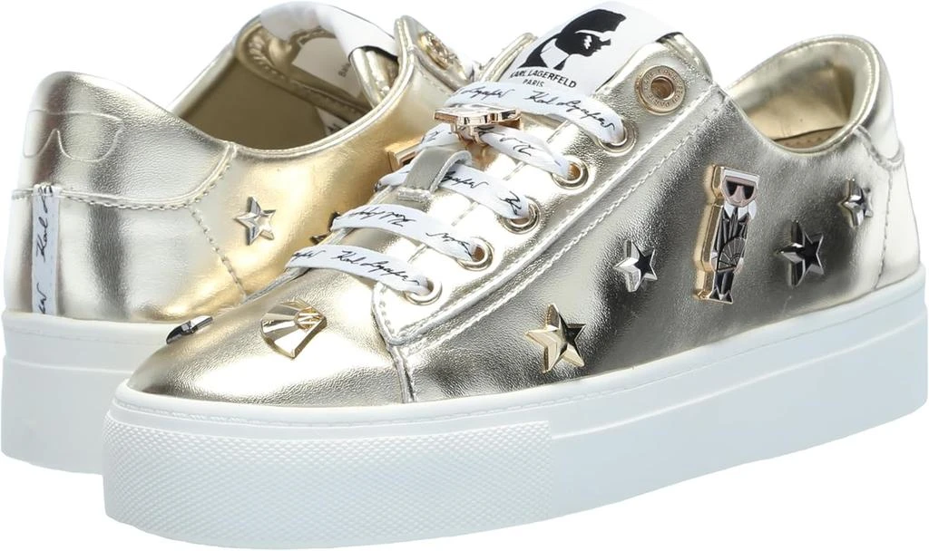 Karl Lagerfeld Paris Karl Lagerfeld Women's Cate Pins Lace Up Sneaker 7