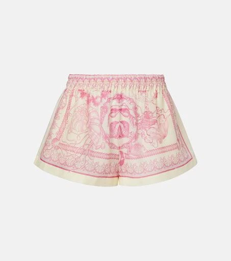 Versace Underwater Barocco voile shorts 1