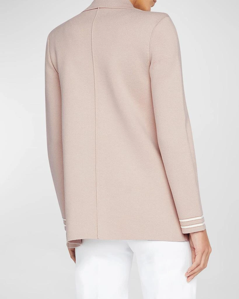 L'Agence Eileen Knit Boyfriend Blazer 3