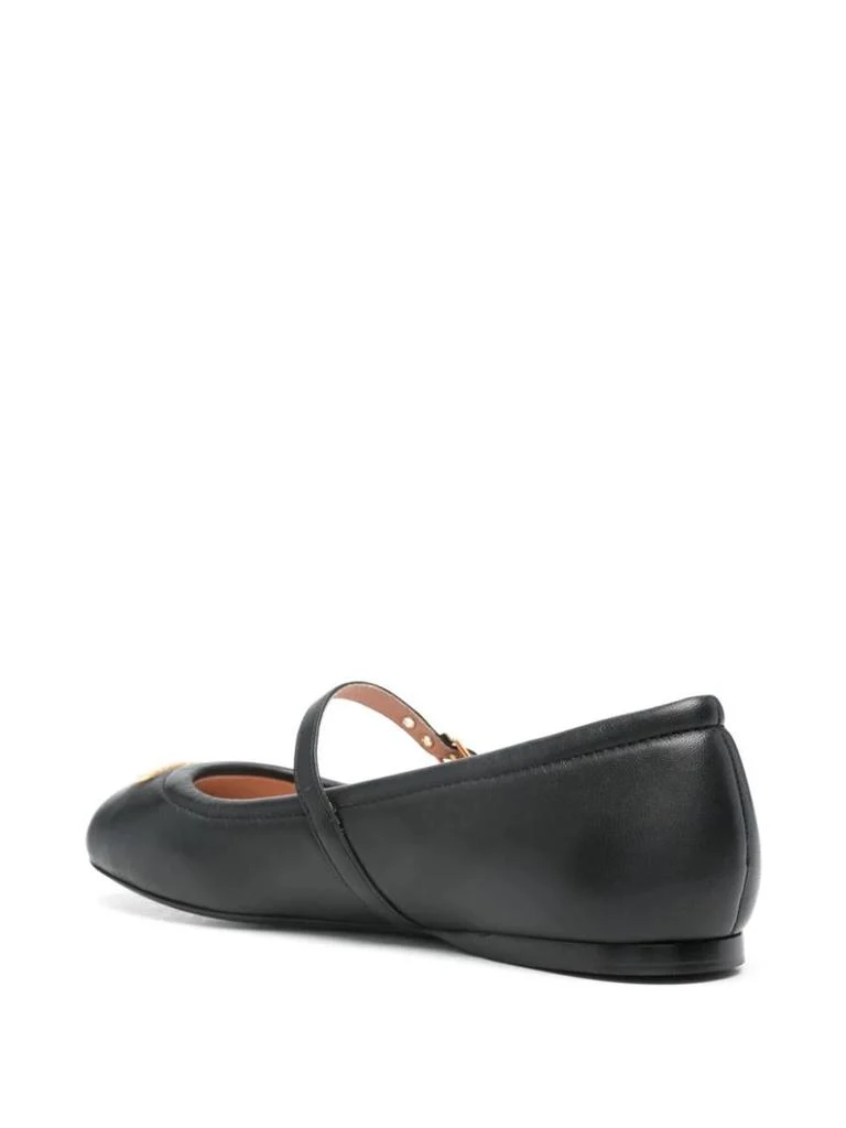 Moschino Moschino Ballet Flats With Lettering Logo 3
