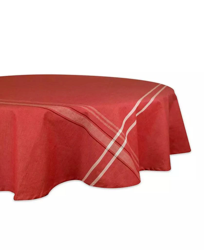 Design Imports French Chambray Tablecloth 70" Round 3