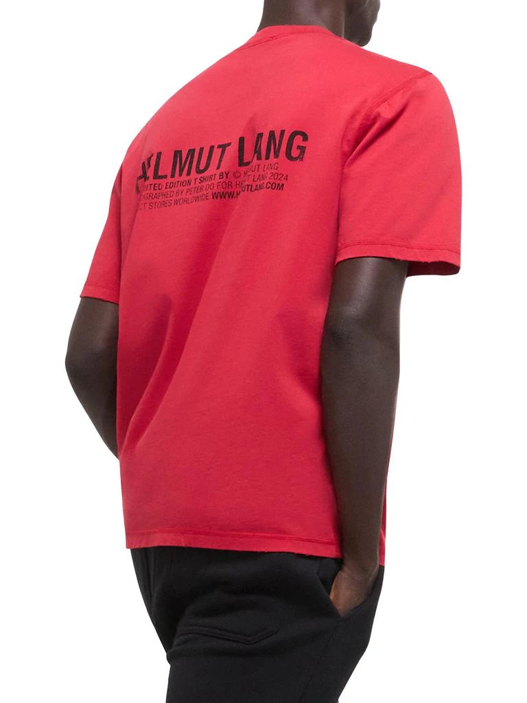 Helmut Lang Postcard Cotton Crewneck T-Shirt 4