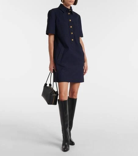VERONICA BEARD Koulis denim minidress 2