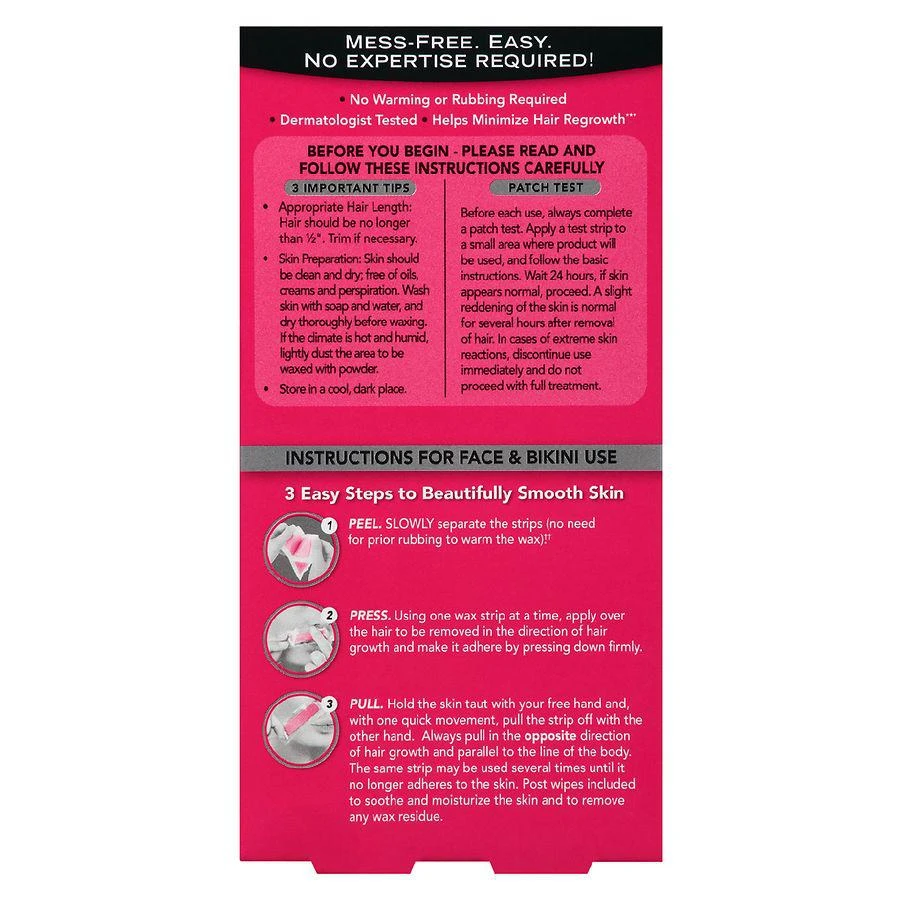 Nair Wax Ready-Strips Face 5