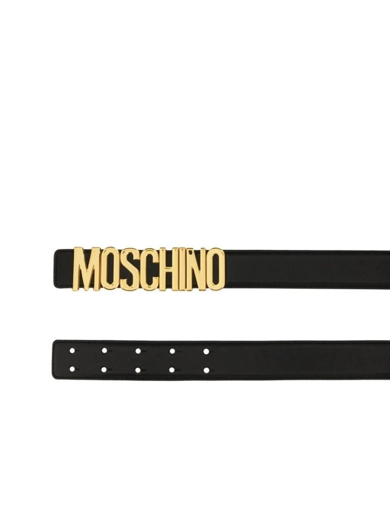 Moschino Bold Logo Leather Belt 2