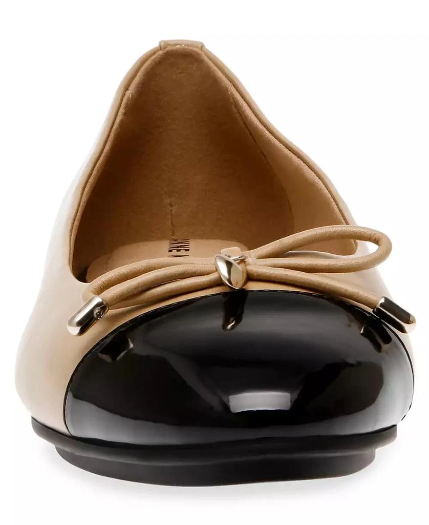 Anne Klein Women's Luci Cap Toe Ballet Flats 6