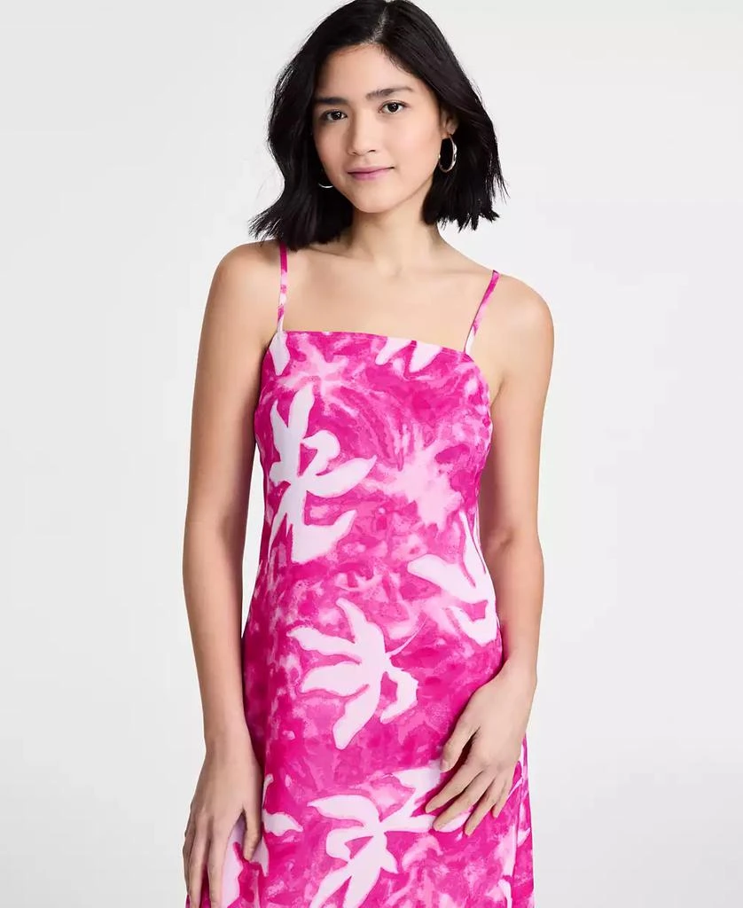 Bar III Women's Printed Sheer Overlay Maxi Dress, Exclusively at Macy's 4