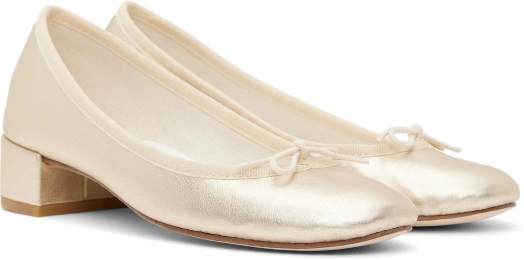 Repetto Gold Camille Heels 4