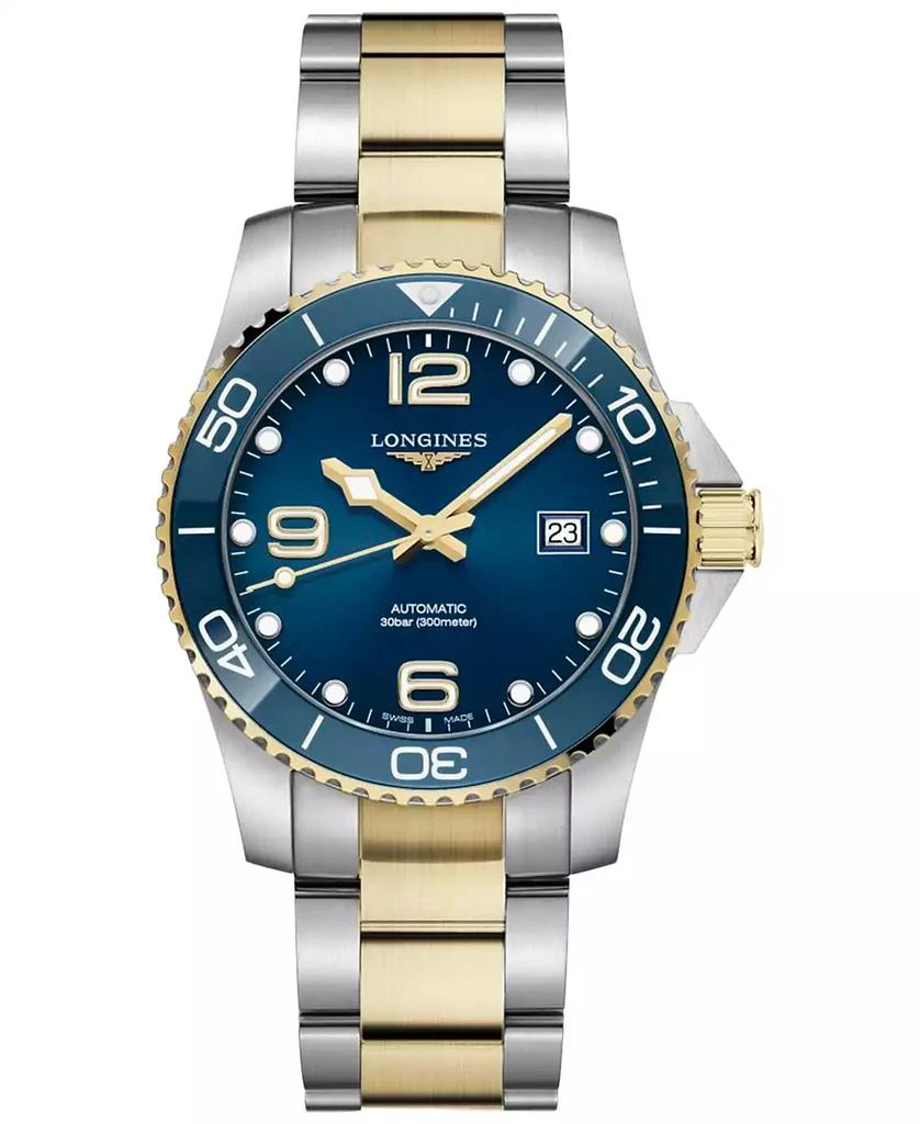 Longines Men's Swiss Automatic HydroConquest Two-Tone Stainless Steel Bracelet Watch 41mm 1