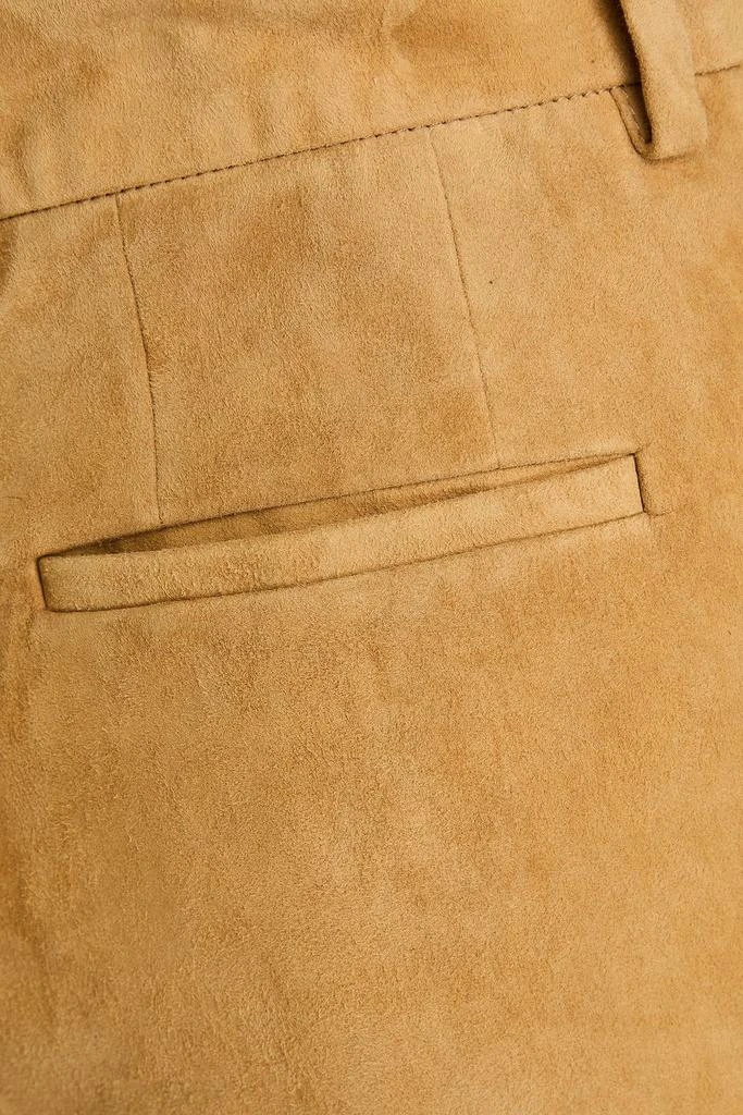Joseph Coleman cropped stretch-suede slim-leg pants 4