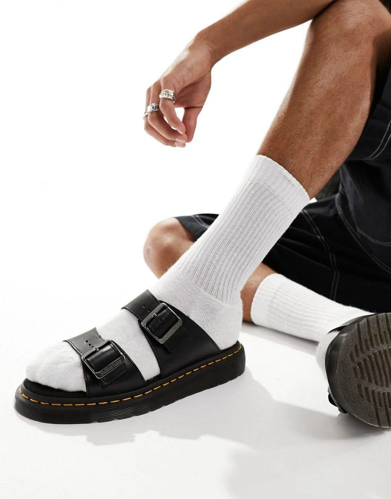 Dr. Martens Dr Martens unisex Josef sandals in black 1