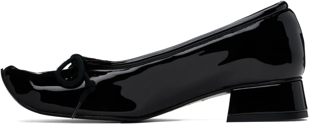 PAULA CANOVAS DEL VAS Black Diablo Ballerina Flats 3