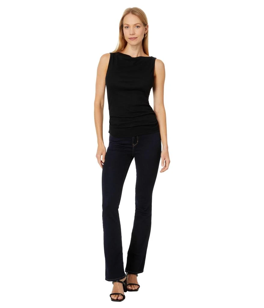 Michael Stars Coco Ruched Boat Neck Top 4