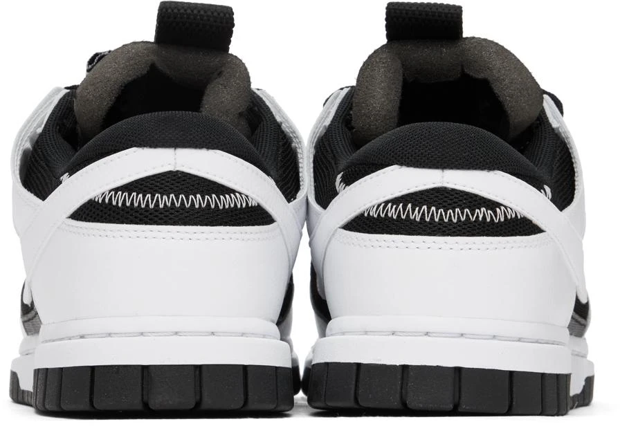 NIKE Black & White Air Dunk Jumbo Sneakers 2