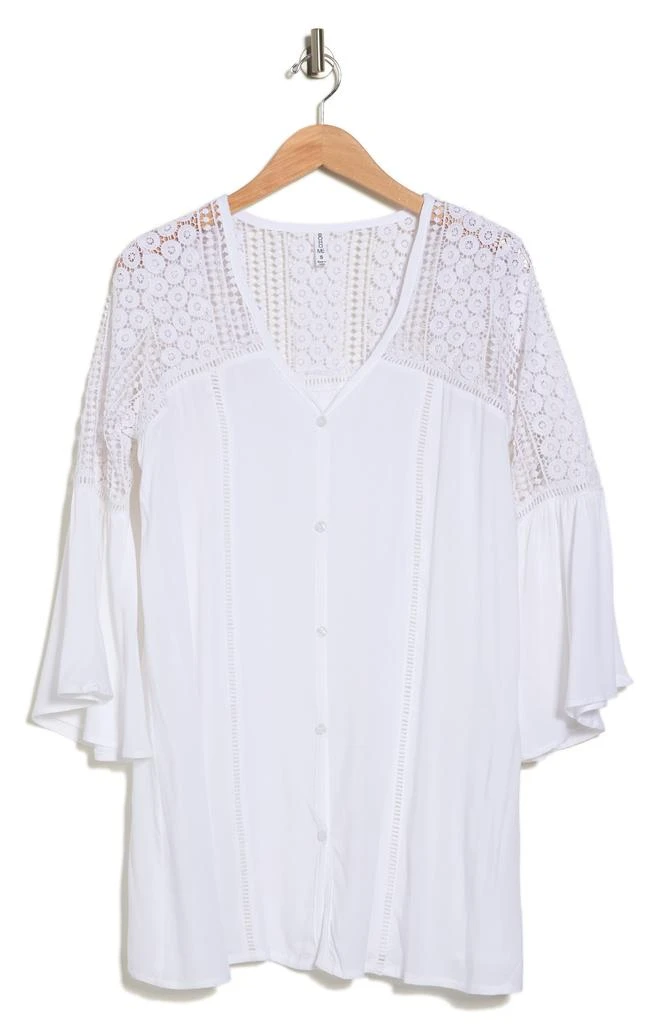 BOHO ME Lace Crochet Tunic Coverup 3
