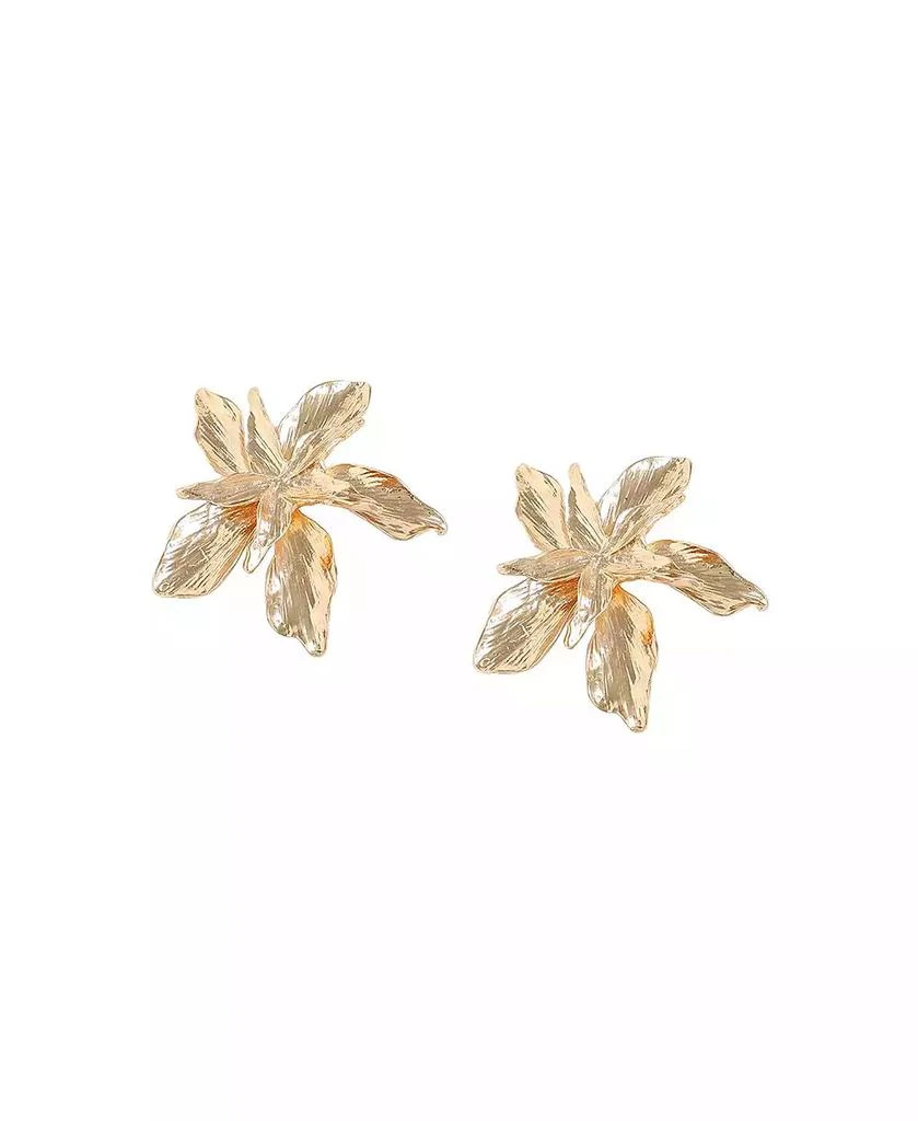SOHI Withered-Flora Studs Earrings