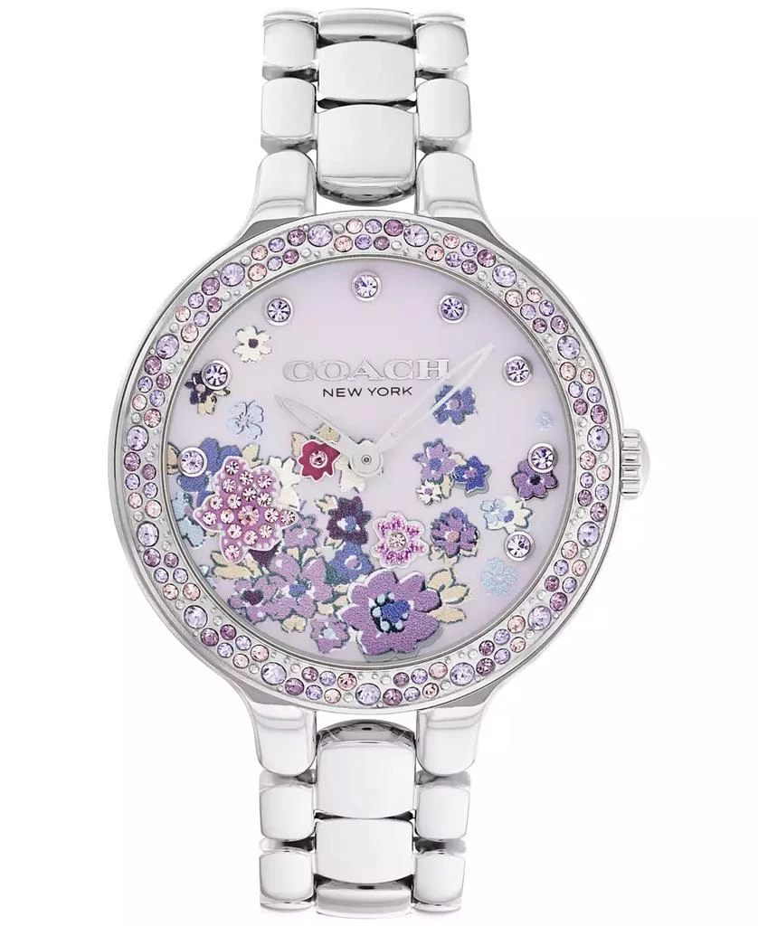 Coach Women's Chelsea Silver Tone Stainless Steel Bracelet Watch, 36mm 1