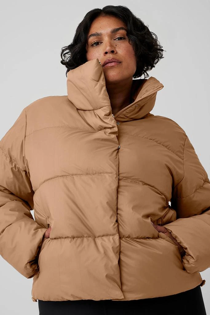 Alo Yoga Gold Rush Puffer - Toasted Almond 9